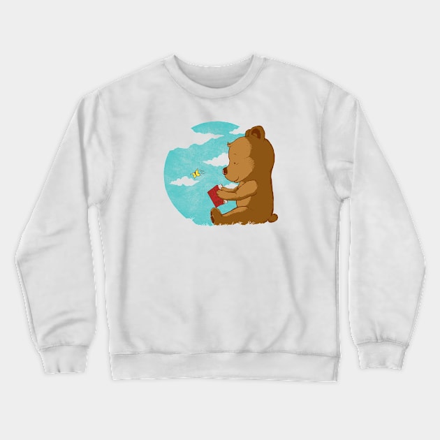 Early Lesson Crewneck Sweatshirt by monochromefrog